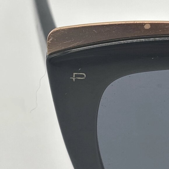 Prive Revaux The Juliet 807 Sunglasses Frames Black/Gold Polarized 53-20-140 - Picture 9 of 9